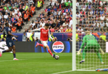 Champions League controversy as Arsenal benefit from handball decisions Arsenal player Kai Havertz scores his team's first goal during the UEFA Champions League Final 2026 match between Paris Saint-Germain and Arsenal FC at Puskas Arena on May 30, 2026 in Budapest, Hungary.