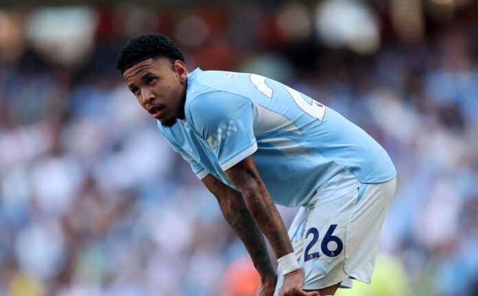 Spurs transfer news - Savinho of Manchester City looks on during the Premier League match between Manchester City and Aston Villa at the Etihad Stadium on May 24, 2026 in Manchester, England.