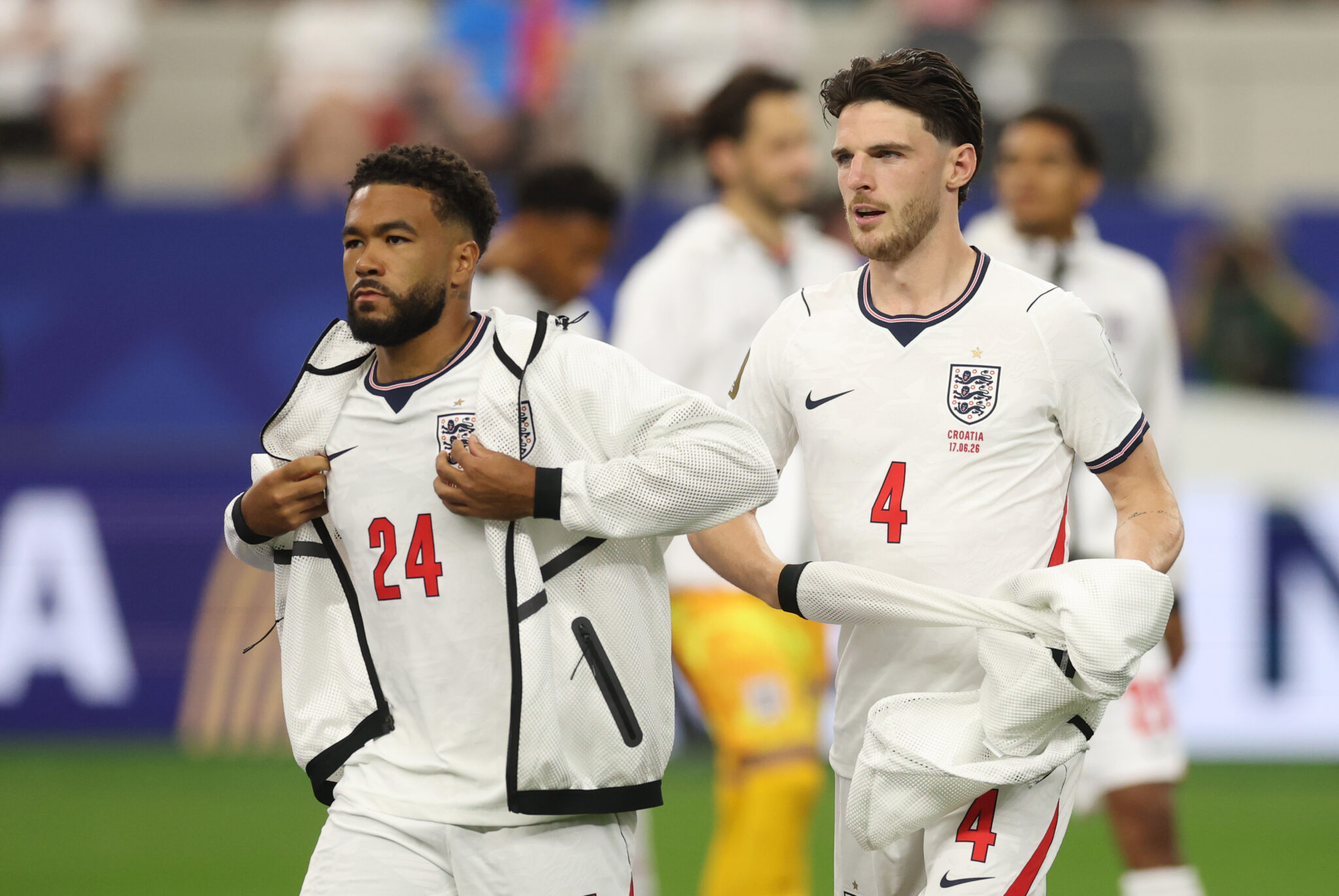 England face a nervous wait on Reece James' fitness after the right-back missed training on Thursday.