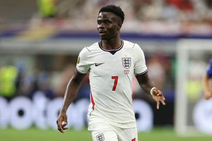 Saka returns to England training in boost before Ghana