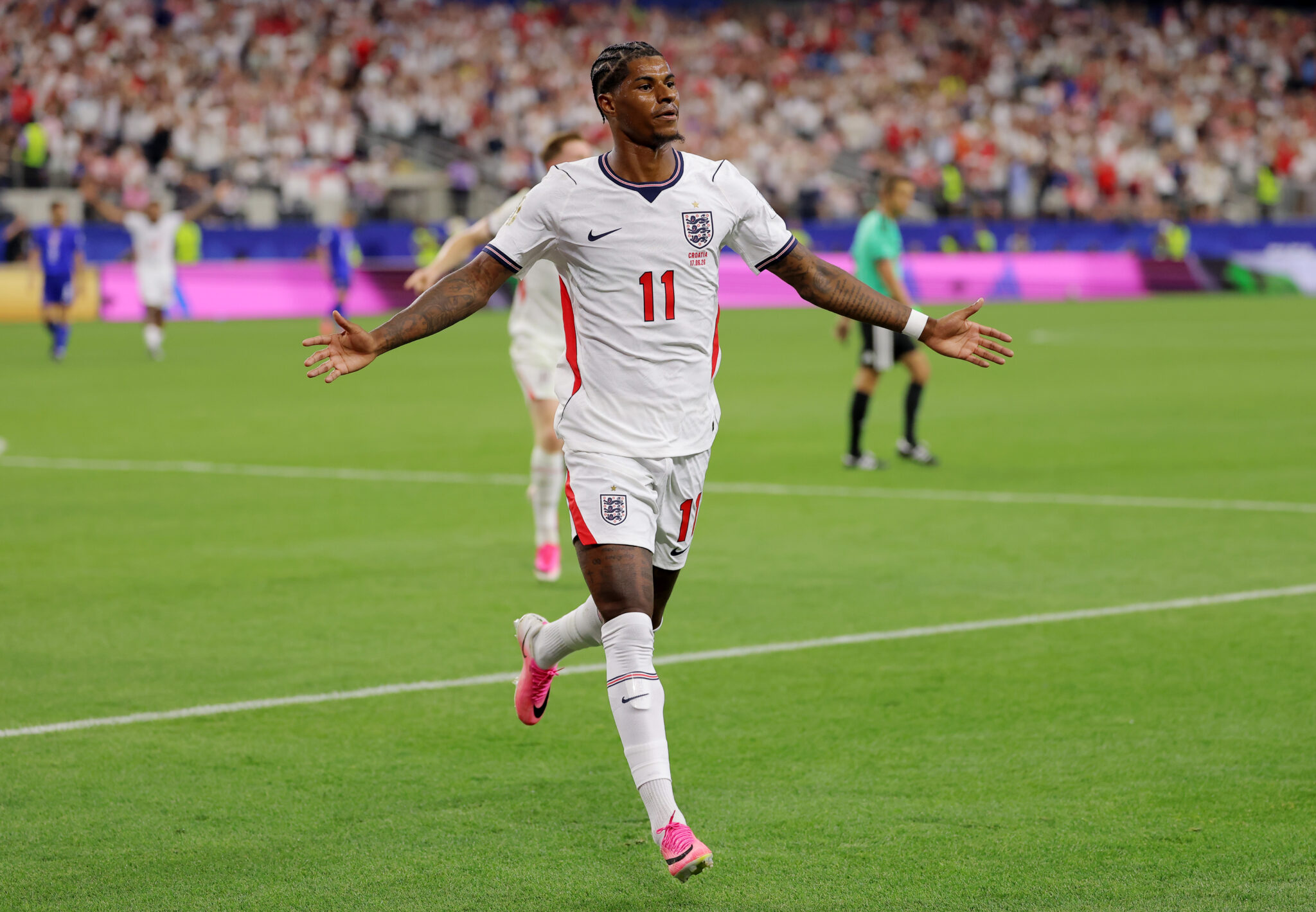 Tuchel urges Rashford to remain 'hungry' after England goal