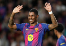 Man Utd outcast Marcus Rashford wanted by five clubs Man Utd player Marcus Rashford celebrates scoring his team's third goal during the LaLiga EA Sports match between FC Barcelona and Elche CF at Spotify Camp Nou on November 02, 2025 in Barcelona, Spain.