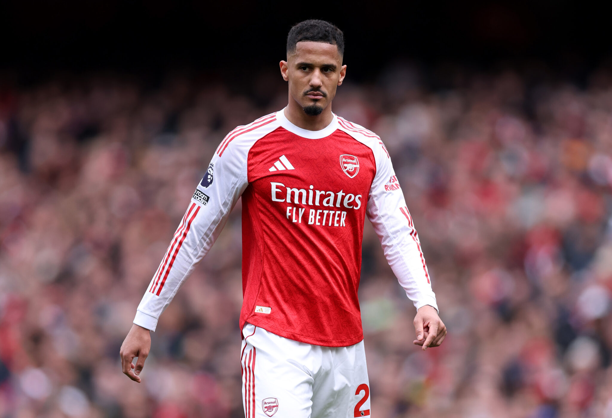 Arsenal confirm Saliba out for 'extended period' with back issue
