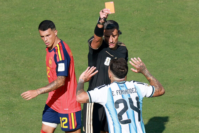 Every player to be sent off in a FIFA World Cup final