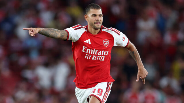 Guimaraes makes Arsenal debut in draw with Como