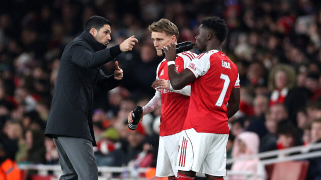 Arteta expects more from Odegaard and Saka