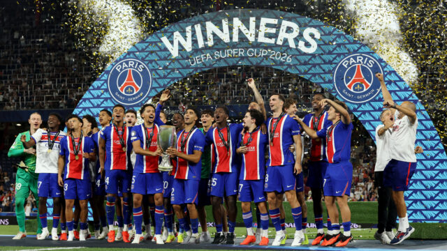 PSG beat Aston Villa to retain UEFA Super Cup