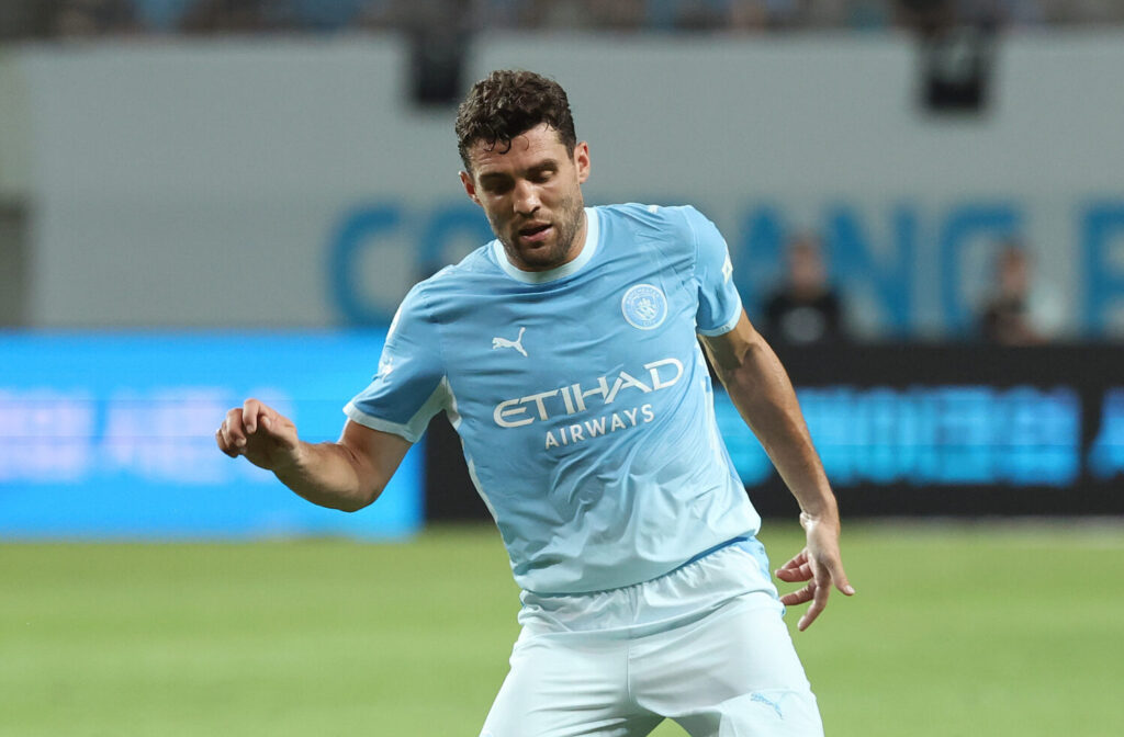 Mateo Kovacic in the Man City home kit for the 2026-27 Premier League season.