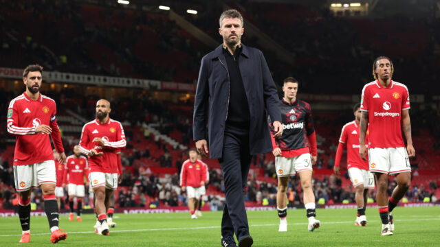 Carrick understands Man United fan frustration after cup exit