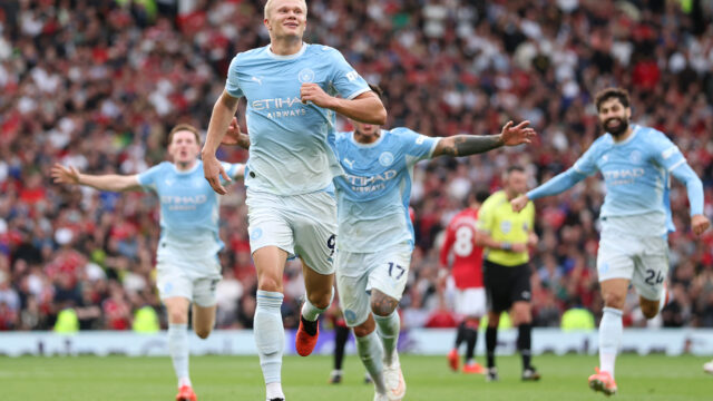Haaland sets new Manchester Derby goal record with Old Trafford winner