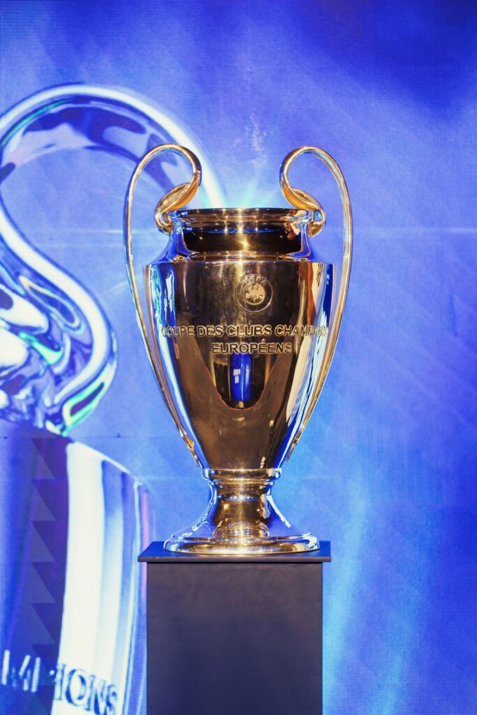 the uefa champions league trophy